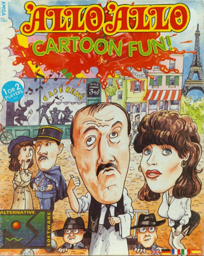 allo allo cartoon fun