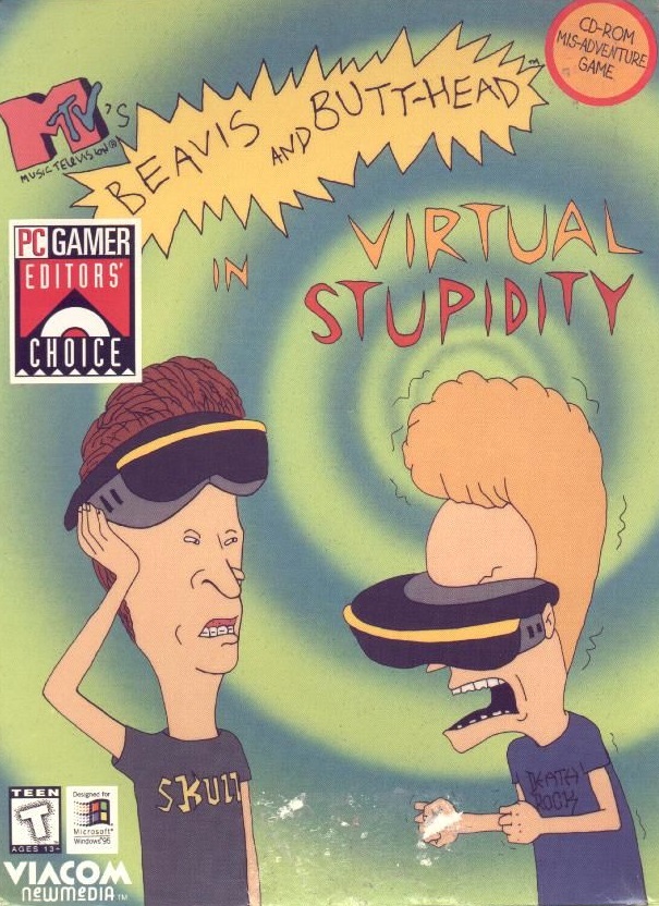 beavis and butt head in virtual stupidity