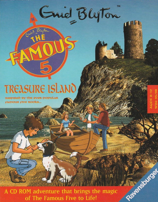 enid blyton the famous 5 treasure island