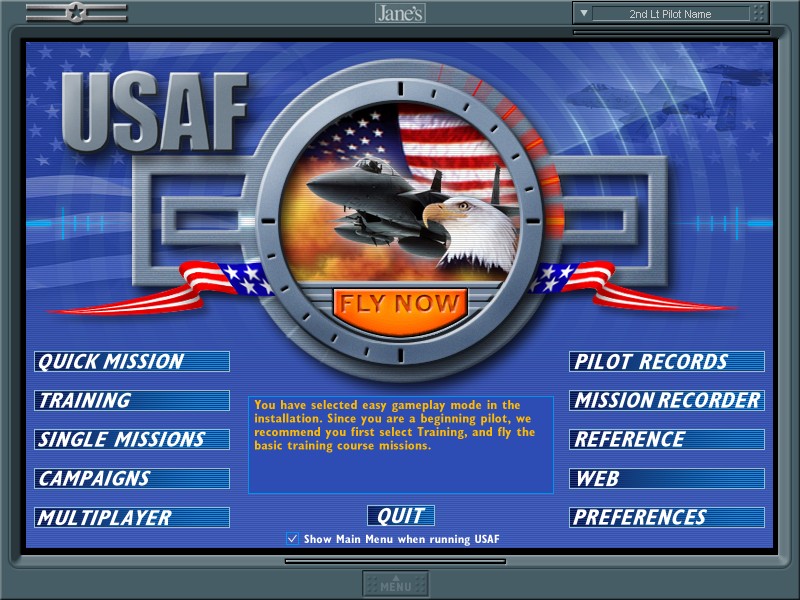 JANE'S COMBAT SIMULATIONS: USAF - UNITED STATES AIR FORCE