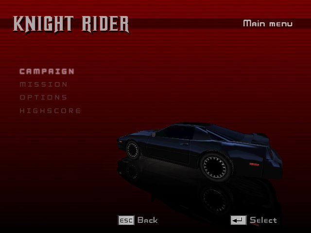 Download KNIGHT RIDER THE GAME - Abandonware Games