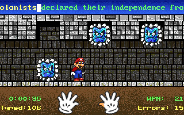 MARIO TEACHES TYPING