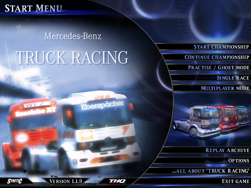 MERCEDES BENZ TRUCK RACING