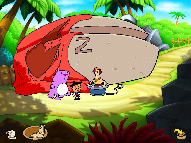 MOOP AND DREADLY IN THE TREASURE ON BING BONG ISLAND