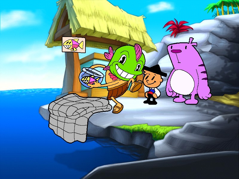 MOOP AND DREADLY IN THE TREASURE ON BING BONG ISLAND