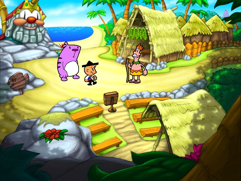 MOOP AND DREADLY IN THE TREASURE ON BING BONG ISLAND