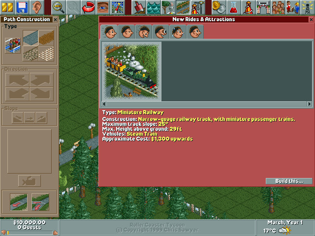 ROLLERCOASTER TYCOON