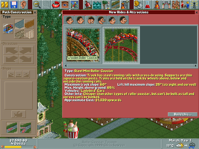 ROLLERCOASTER TYCOON