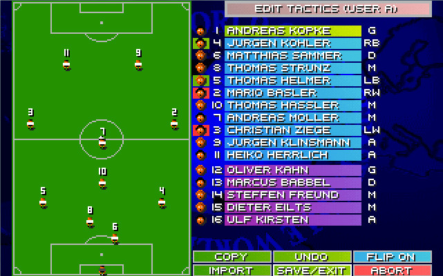 SENSIBLE WORLD OF SOCCER 96/97