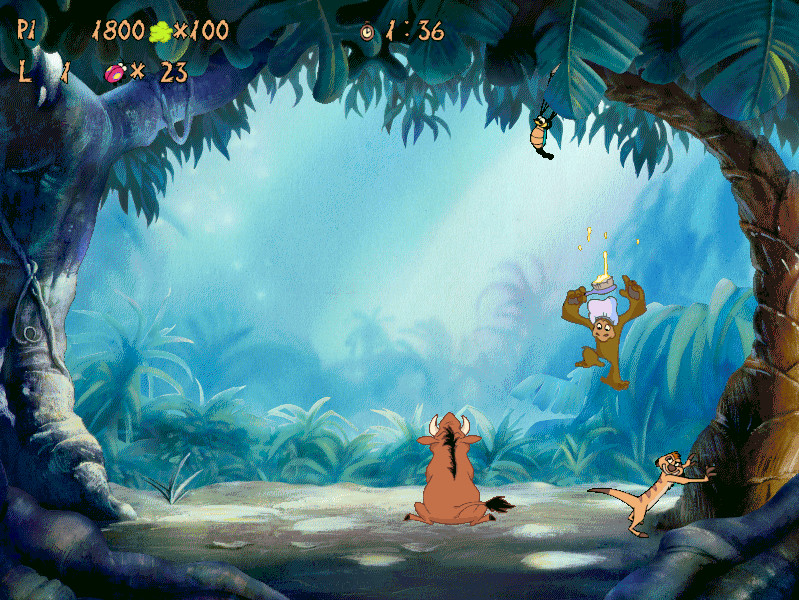 TIMON AND PUMBAA`S - JUNGLE GAMES