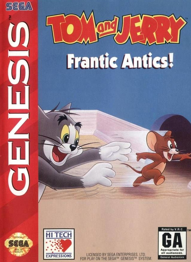 tom and jerry frantic antics